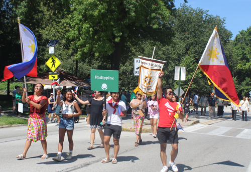 Cleveland Filipino community in Parade of Flags at One World Day